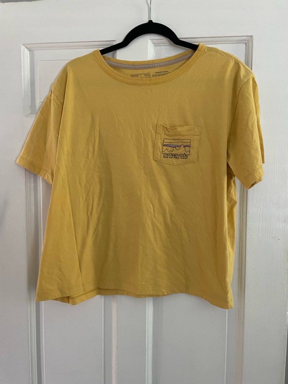 Patagonia Short-Sleeve Pocket Tee in Mustard
